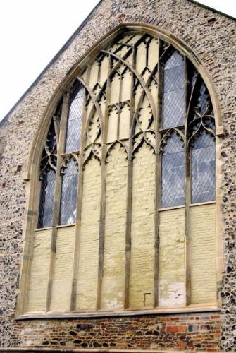 Photograph of the chancel window from the exterior